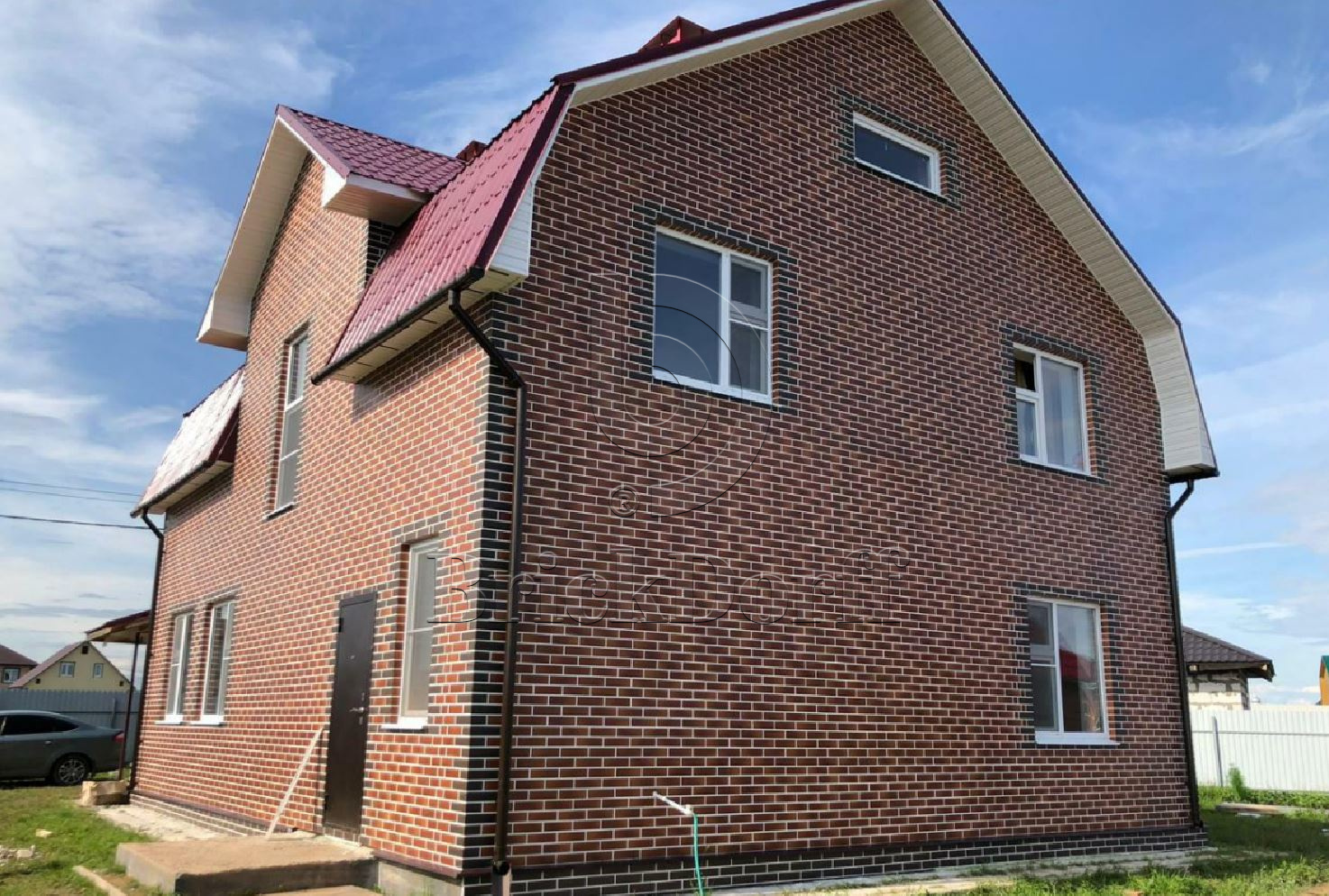 Taurus Brown 245X66х7,4 мм Клинкерная фасадная плитка под кирпич облицовочная, охра-коричневая