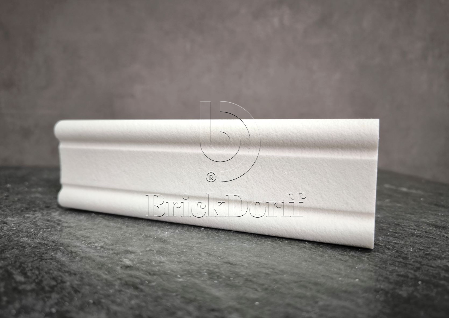 Молдинг для фасада - лепнина, декор из пенополистирола МВ-60/3 60*15*2000 мм