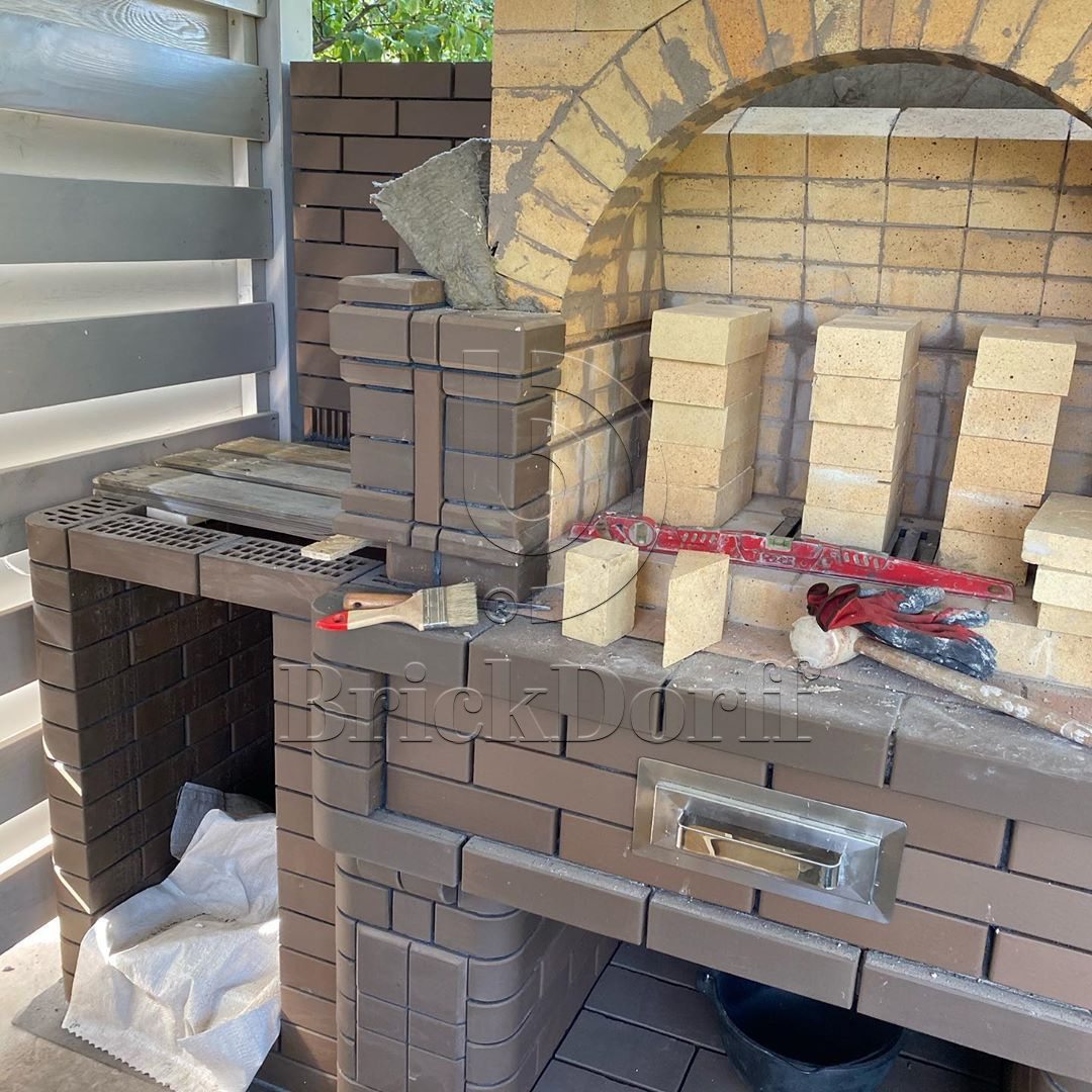 12.201100L Кирпич керамический полнотелый Печной Lode BRUNIS гладкий, 250*120*65 мм