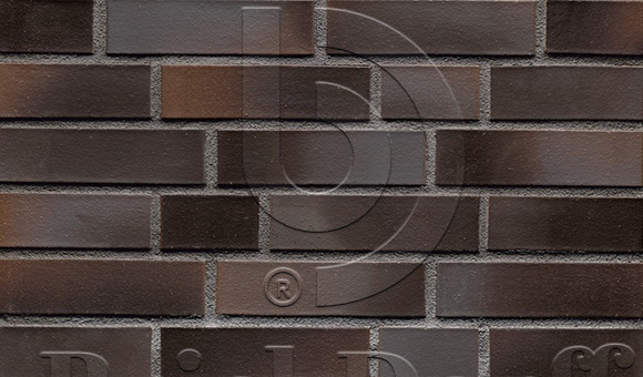 Кирпич облицовочный Клинкерный ABC 55254 Trier anthrazit-braun-bunt geflammt glatt NF 240*115*71 мм