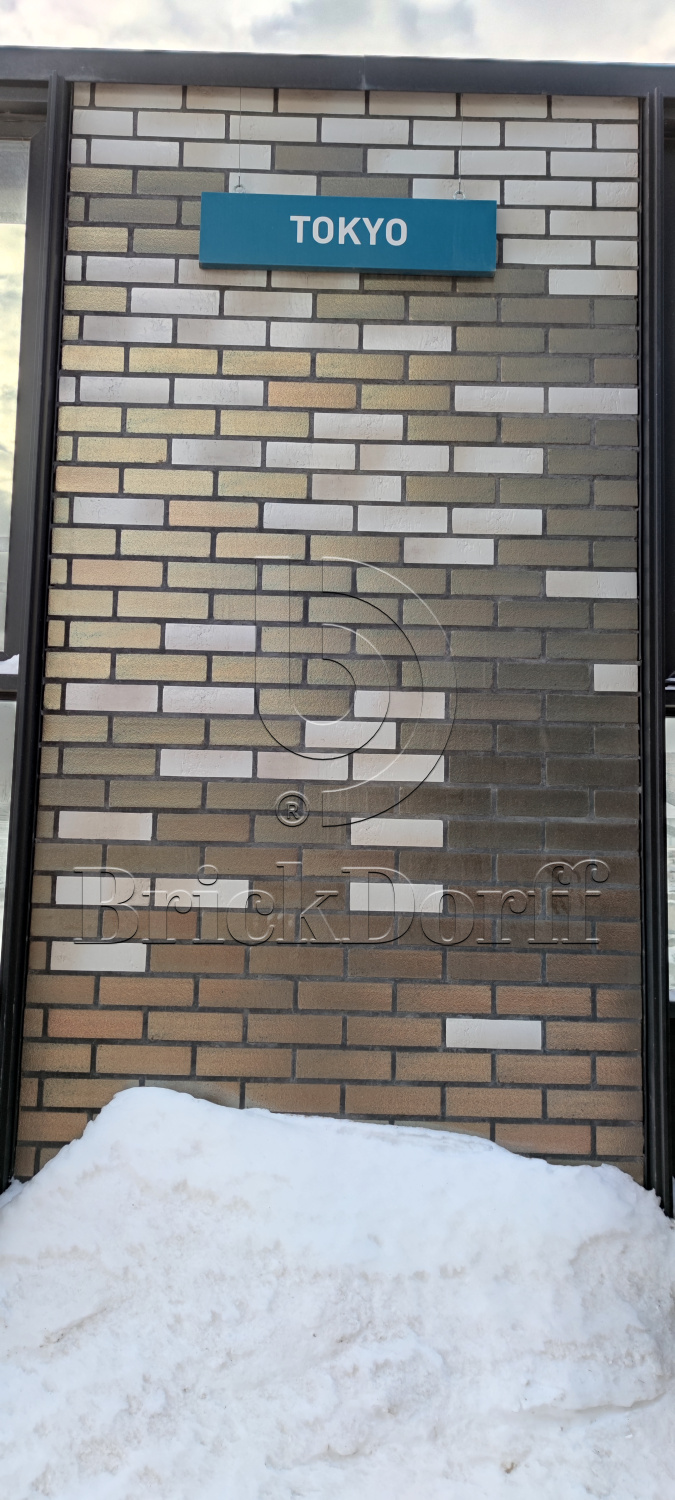 Золотая бронза 250х71х14 Клинкерная фасадная плитка облицовочная под кирпич для ВентФасада