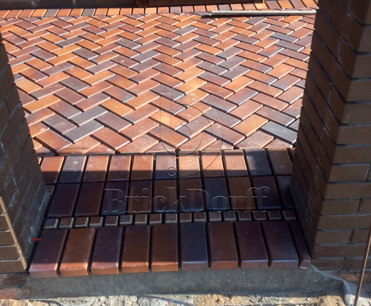 Тротуарная плитка / брусчатка Клинкерная ABC Herbstlaub-geflammt (Хербстлауб-гефламмт), 200*100*45 мм