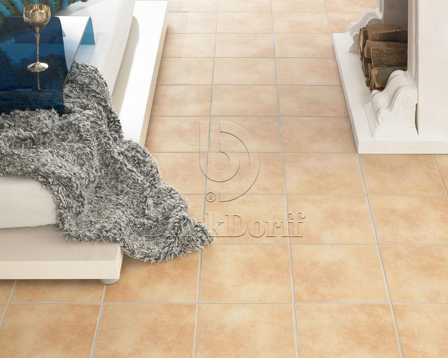 Клинкерная Плитка напольная противоскользящая EURAMIC CAVAR 541 facello 294*294*8 мм