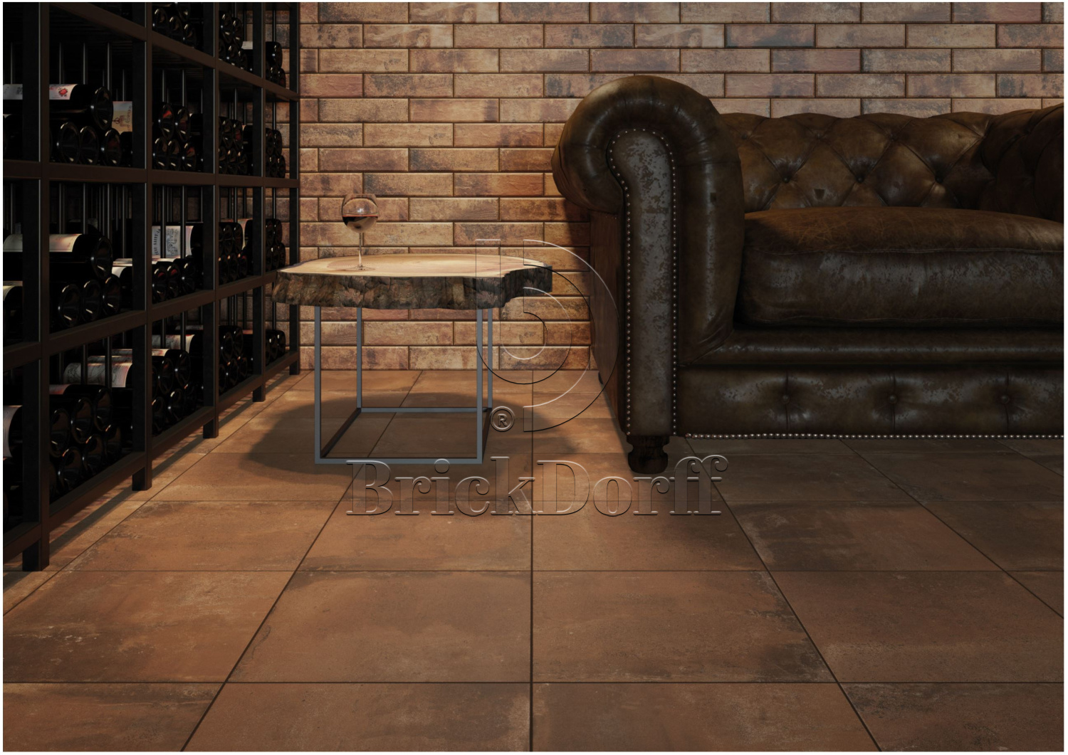 Клинкерная ступень с насечками противоскользящая плитка Cerrad Podloga Piatto red 300*300*9 мм