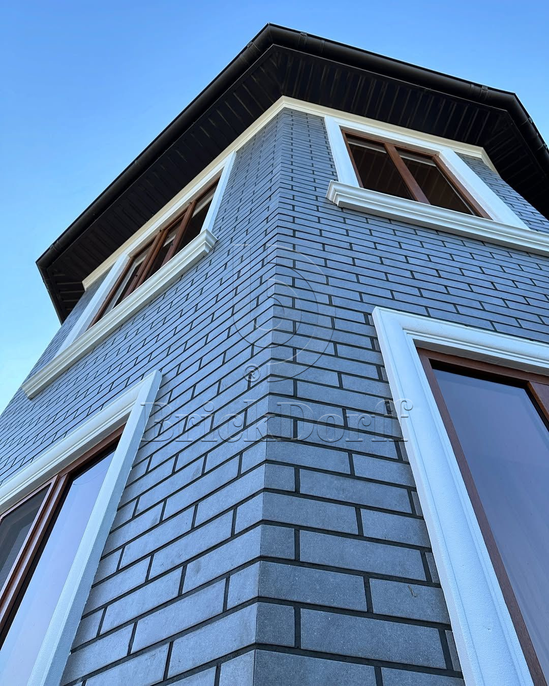 Mattone Sabbia Grafit 245X66х7,4 мм Клинкерная фасадная плитка под кирпич облицовочная, серая