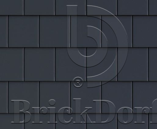 Натуральная цементно-песчаная черепица плоская рядовая Platt Classic Графит, Kriastak Baltic tile