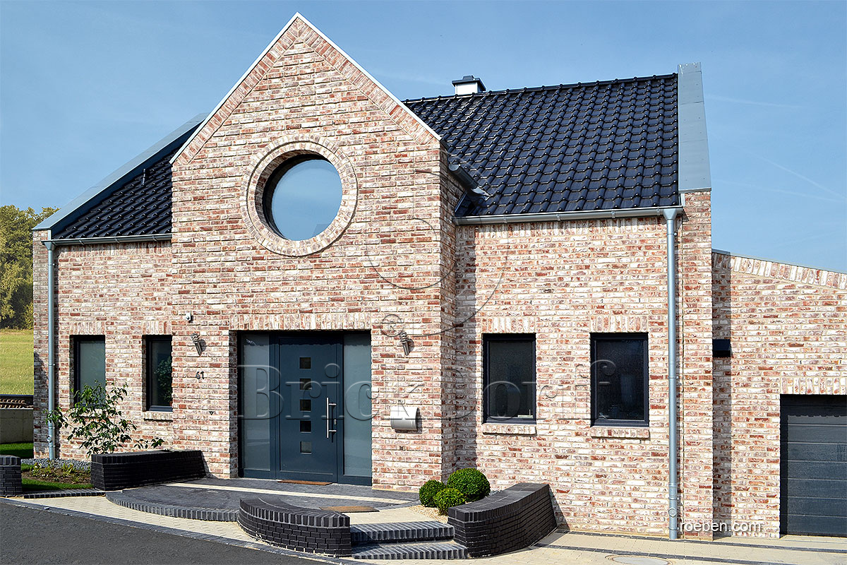 Керамическая черепица рядовая Roben FLANDERNplus черный матовая глазурь