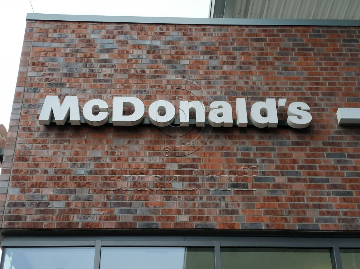 Кирпич облицовочный Клинкерный ABC 5781 Wittenburg Kohlebrand mit Sinterschmolz glatt 55NF 240*71*55 мм, БАВАРСКАЯ КЛАДКА