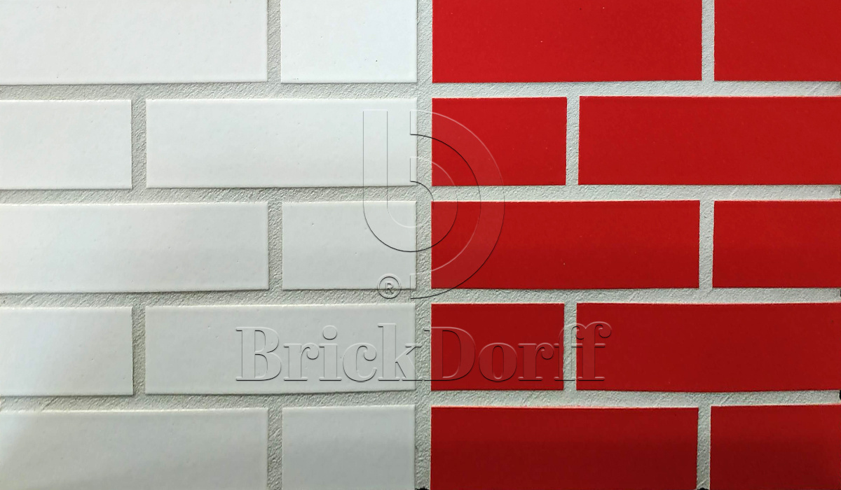 Rot 330 красная, 240*71*10 мм, Глазурованная клинкерная фасадная плитка под кирпич ABC