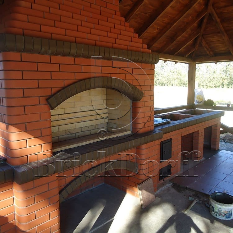 12.101100L Lode Janka гладкий, 250*120*65 мм, Печной Полнотелый Кирпич керамический терракотовый, красный