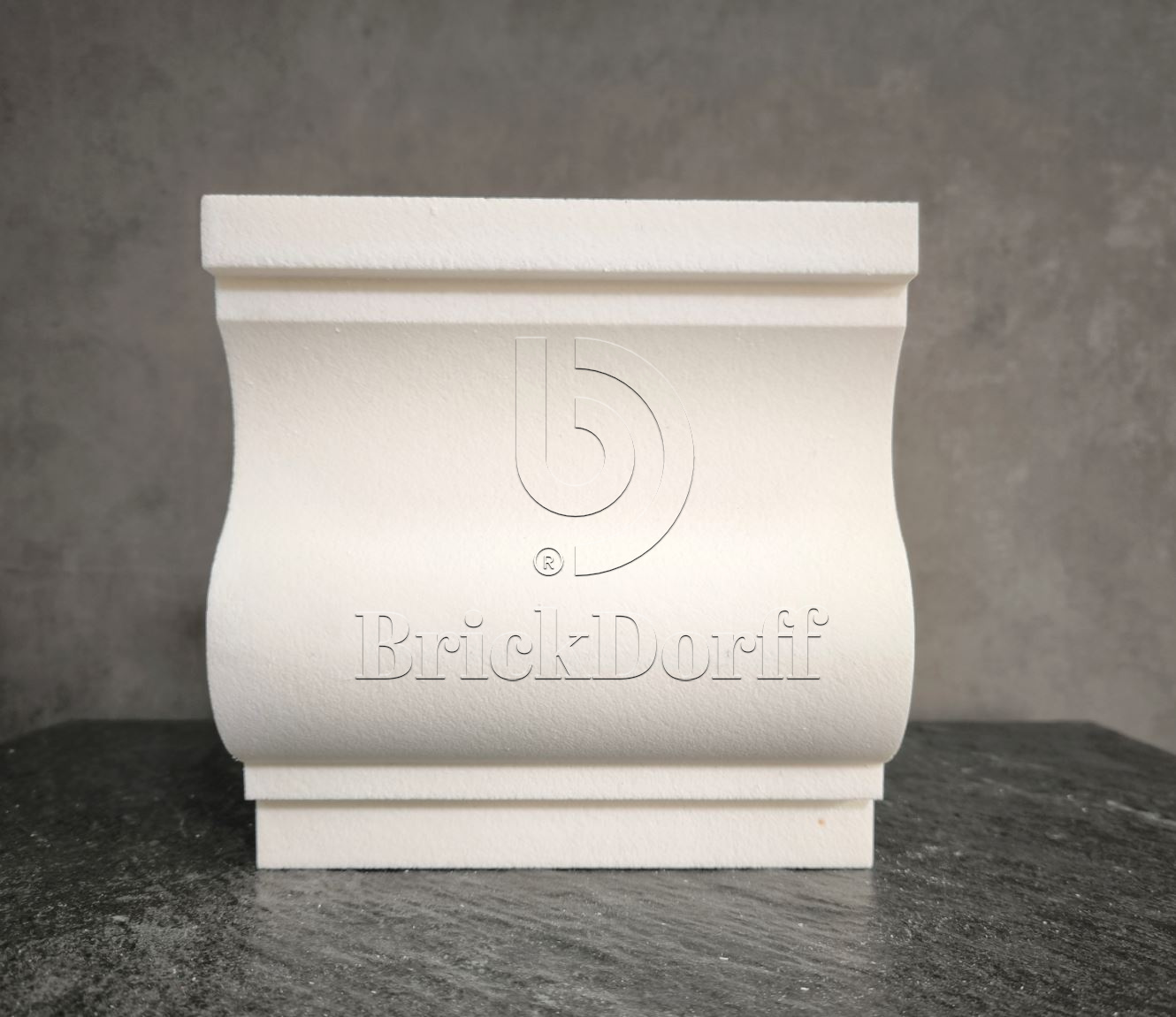 Молдинг для фасада - лепнина, декор из пенополистирола МВ-200/3 200*50*2000 мм