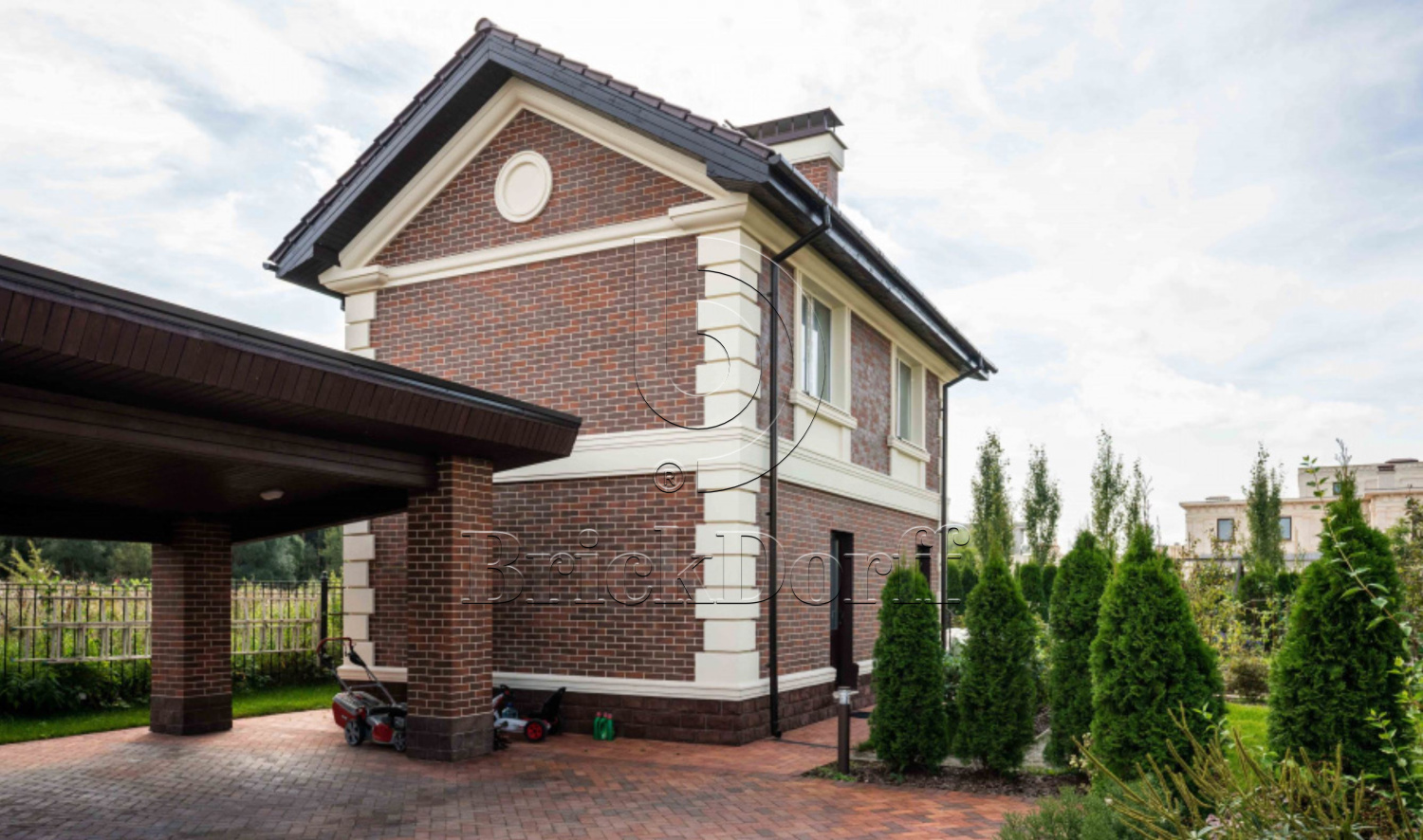 Rotbunt Struktur besandet, 240*71*8 мм Клинкерная фасадная плитка облицовочная под кирпич, ABCklinker