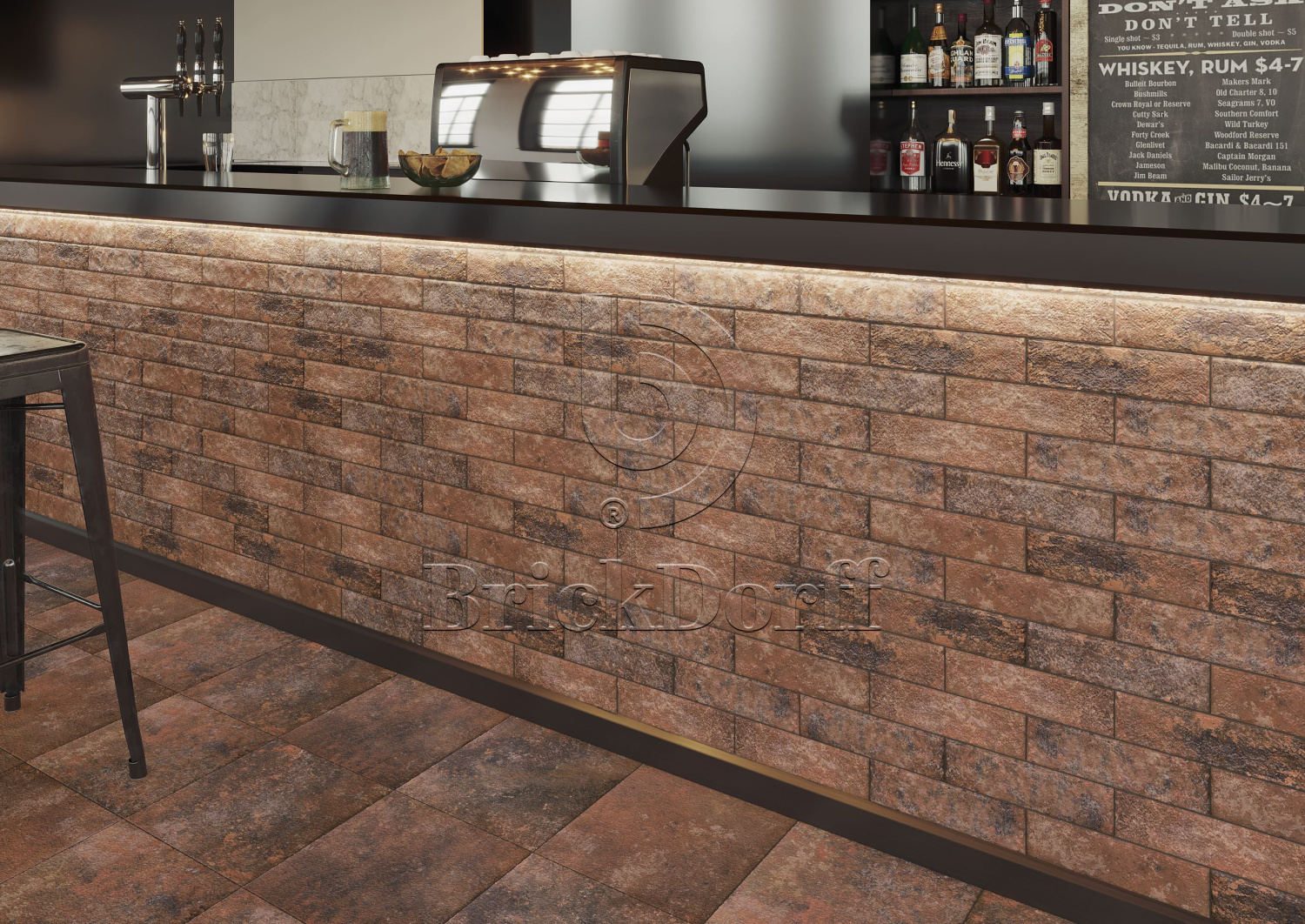 Клинкерная ступень флорентинер Arteon Rosso противоскользящая с капиносом, терракотовый 330x300x11 мм