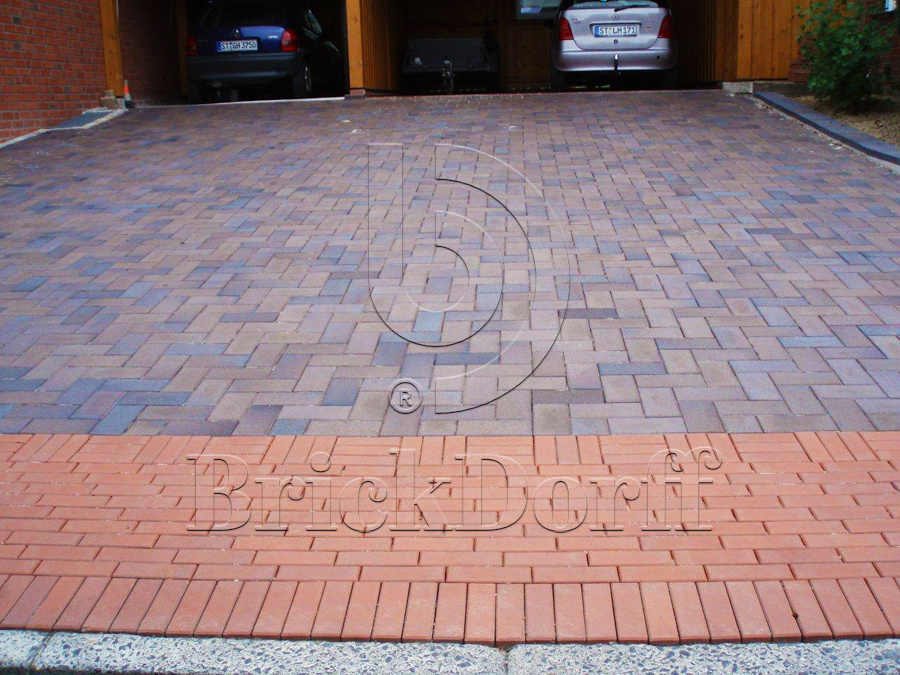 Тротуарная плитка / брусчатка Клинкерная ABC Mitternachtblau (Миттерначтблау) делится на 8 частей 240*118/60*60*52 мм