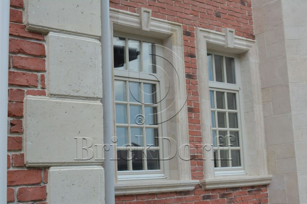 Фасадная облицовочная декоративная плитка травертин-касса 15