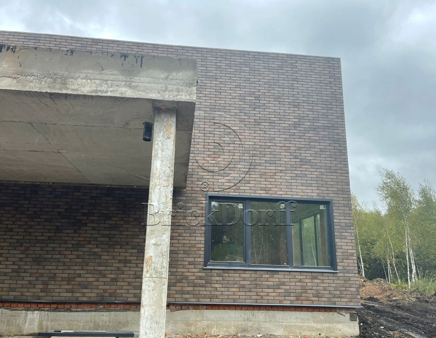 Retro Brick Cardamon фасадная термопанель из пенополистирола ППС 40 мм с клинкерной плиткой