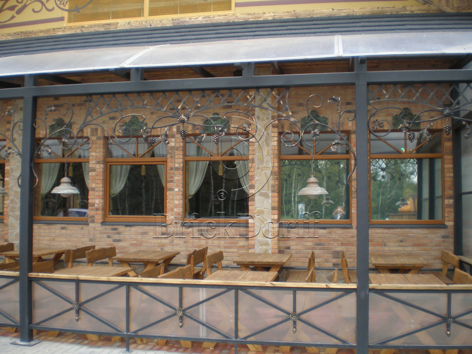 Клинкерная фасадная плитка облицовочная под кирпич Stroeher (Штроер) Zeitlos 357 backstein рельефная NF14, 240*71*14 мм