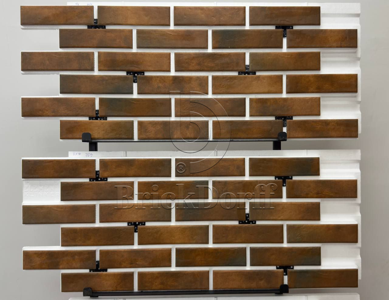 Retro Brick Chili фасадная термопанель из пенополистирола ППС 50 мм с клинкерной плиткой