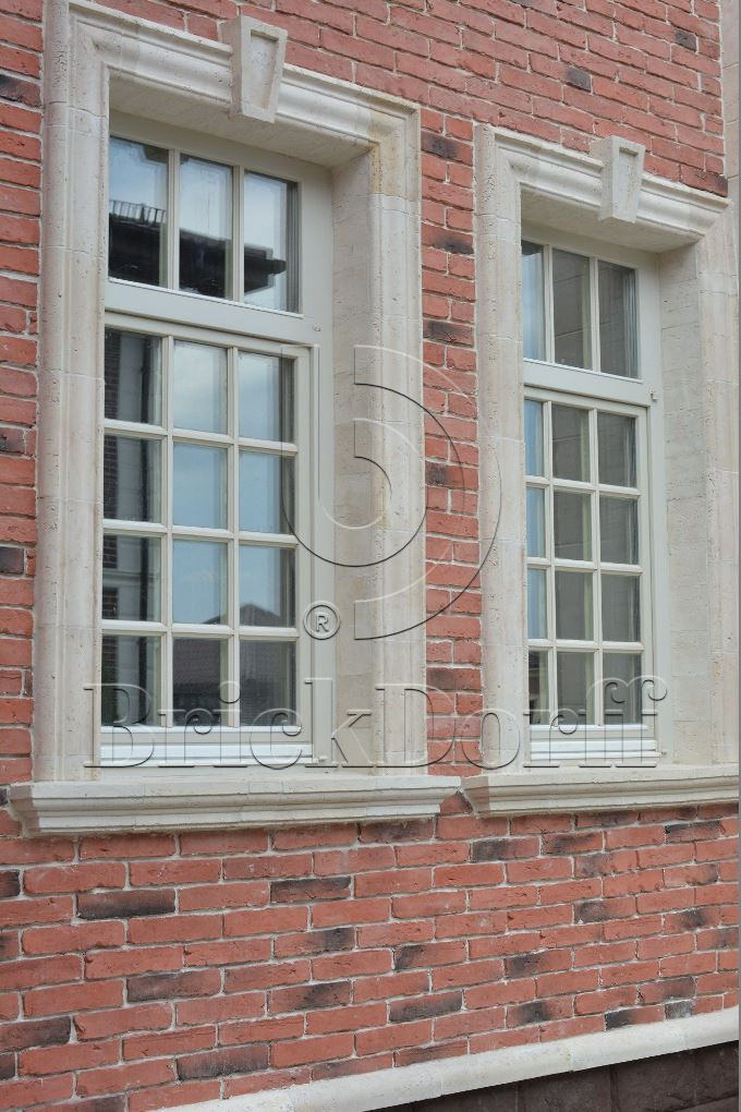 Фасадная облицовочная декоративная плитка травертин-касса 15