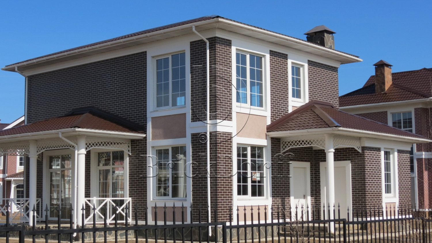 Objekta Braun genarbt, 240*71*10 мм, Клинкерная фасадная плитка облицовочная под кирпич ABCklinker