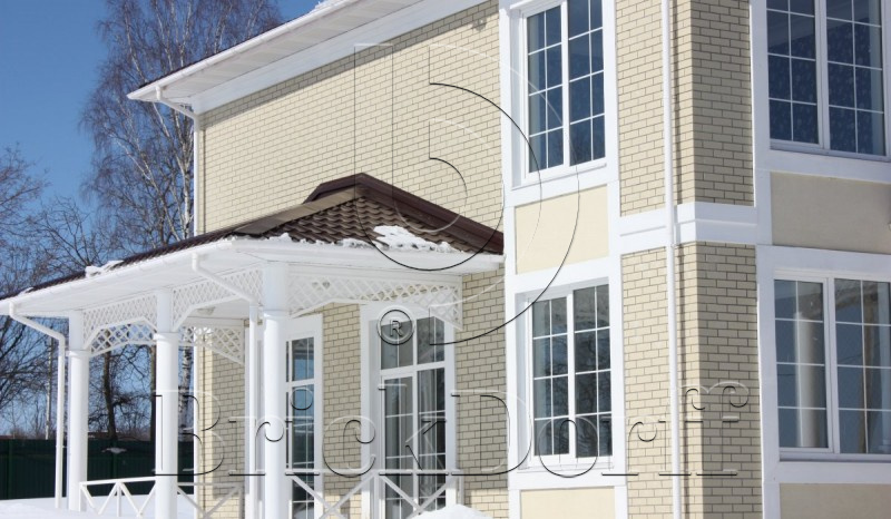 Фасадная Термопанель из пенополистирола ППС 60 мм с клинкерной плиткой Objekta Beige 240*71*10 мм