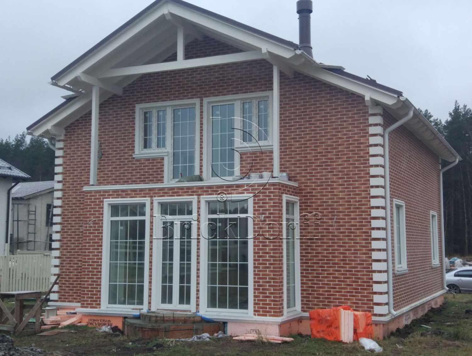 Aquarius Brown 245X66х7,4 мм Клинкерная фасадная плитка под кирпич облицовочная желтая