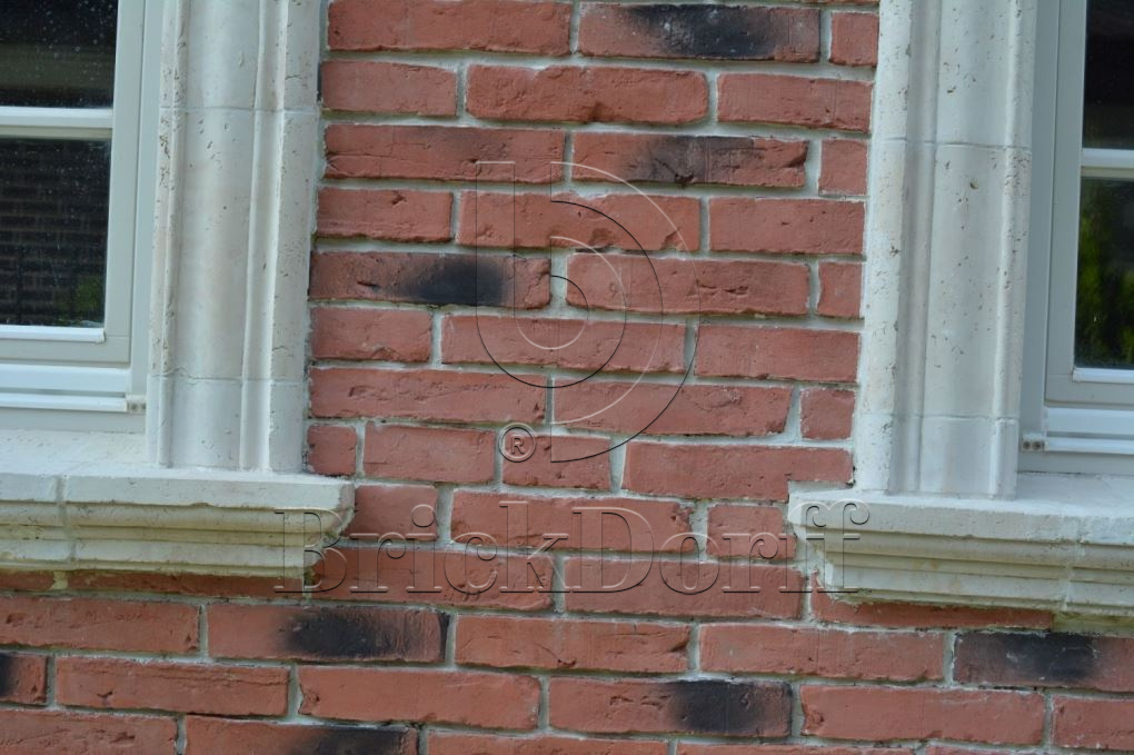 Фасадная облицовочная декоративная плитка травертин-касса 15