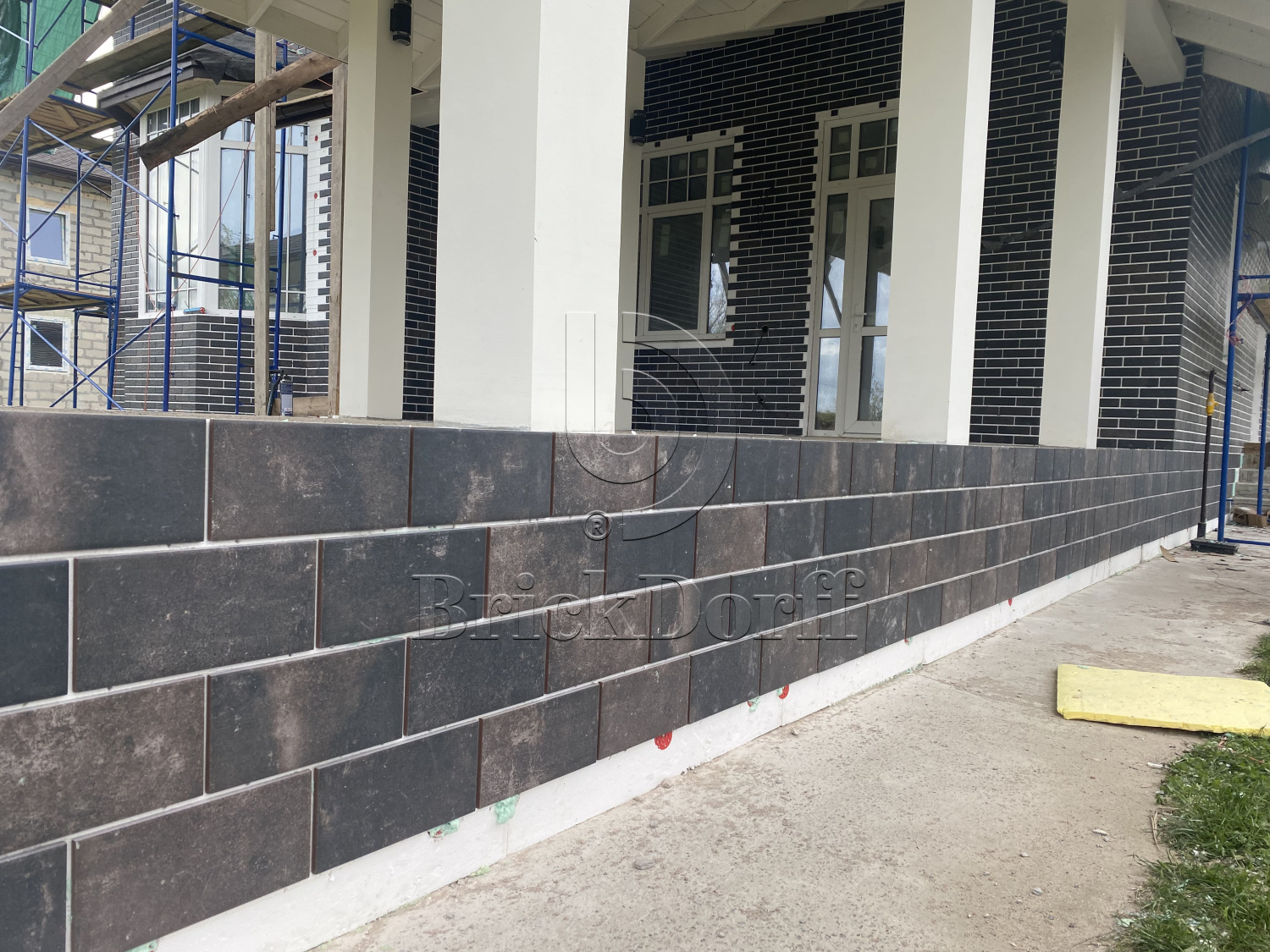 Клинкерная плитка Viano Antracite 300X148х7 мм морозостойкая фасадная и цокольная плитка