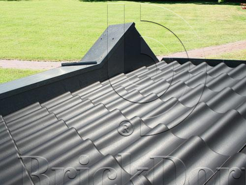 Керамическая черепица рядовая Roben Limburg антрацит ангоб