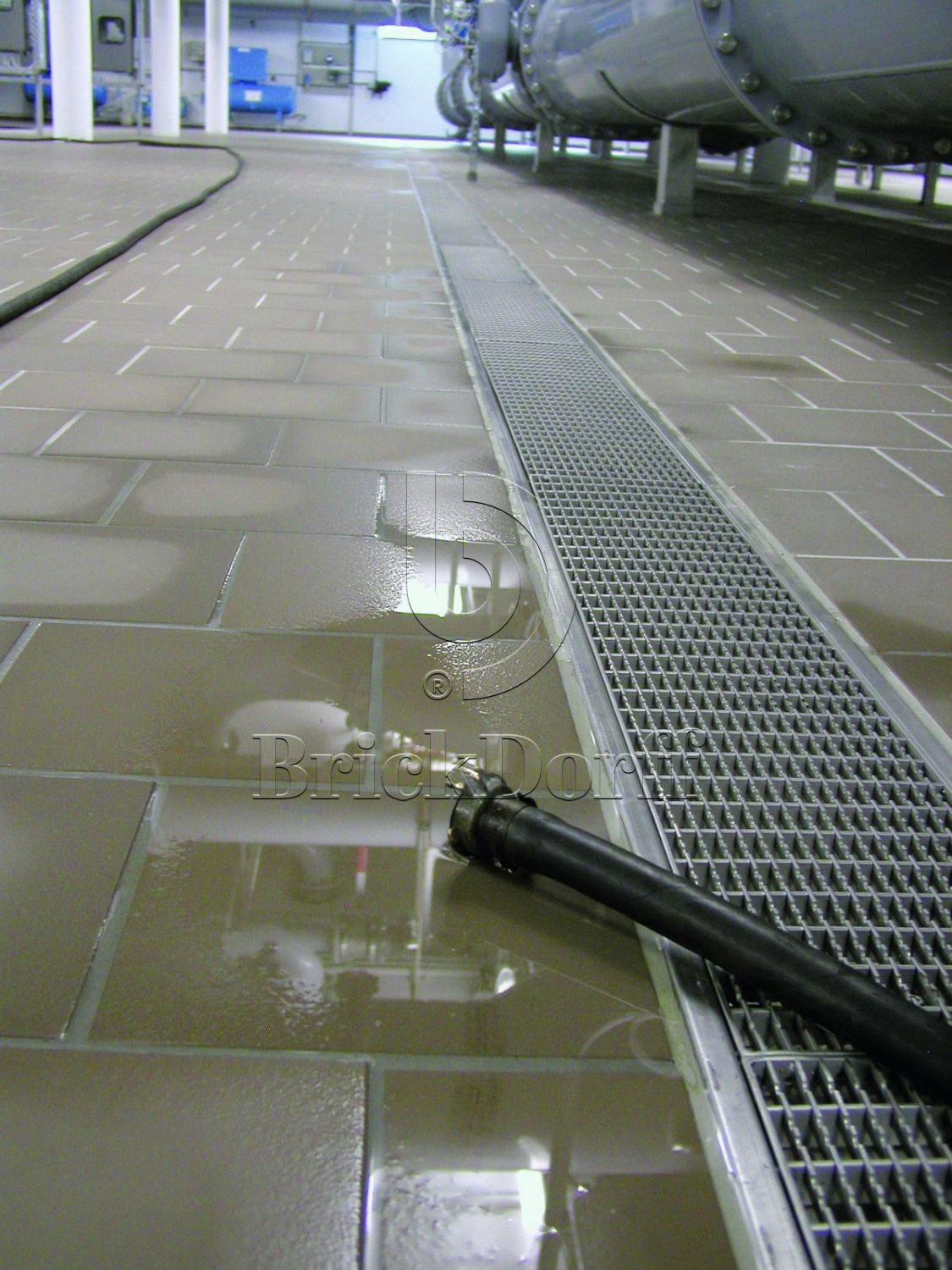 Кислотоупорная Клинкерная напольная плитка для промышленных помещений ABC Objekta grau 240*115*10 мм