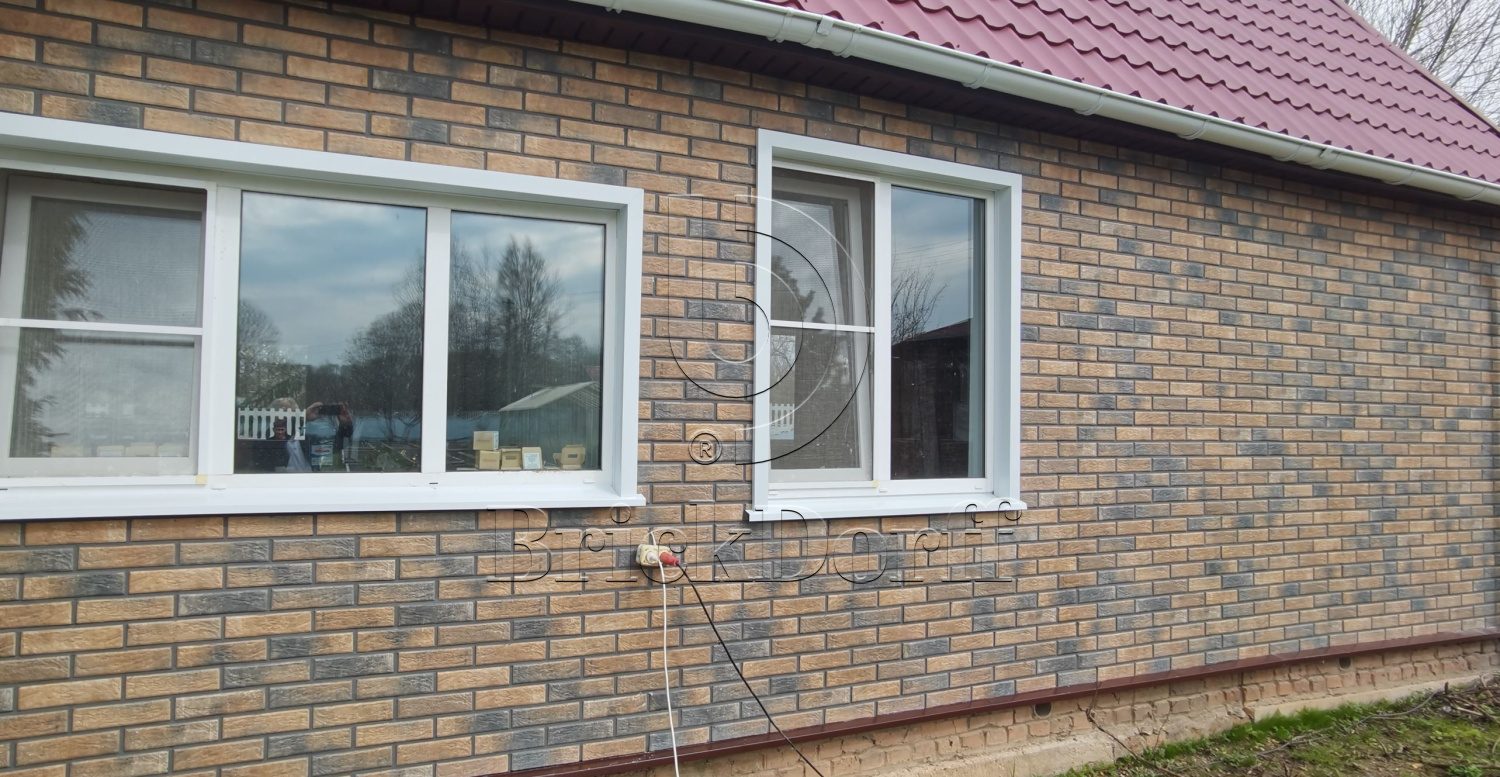 Loft Brick Cardamon фасадная термопанель из пенополистирола ППС 80 мм с клинкерной плиткой