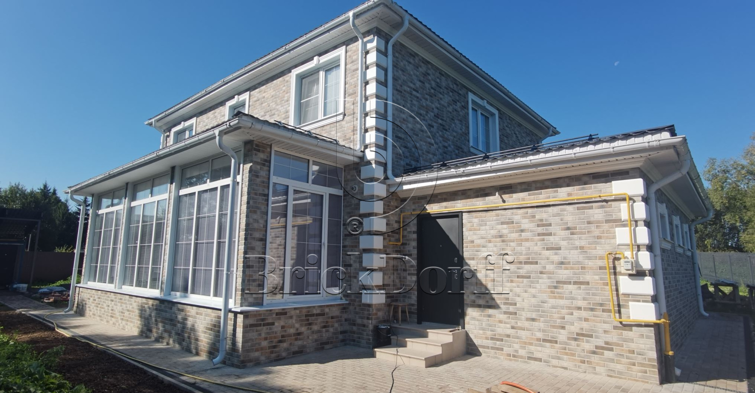 Loft Brick Pepper фасадная термопанель из пенополистирола ППС 100 мм с клинкерной плиткой