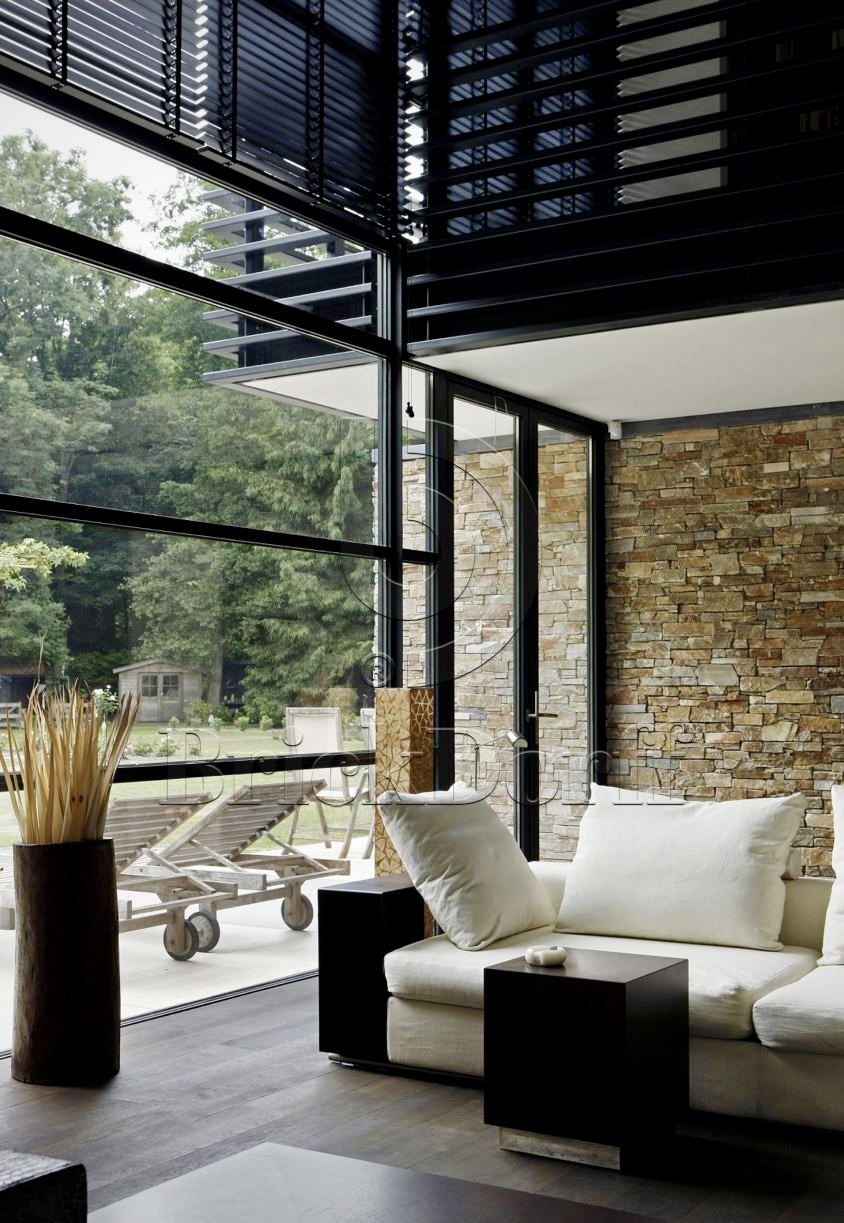 Камень грубый кварцит бежевый 550*200*20\40 мм, натуральный камень для фасада и интерьера BD