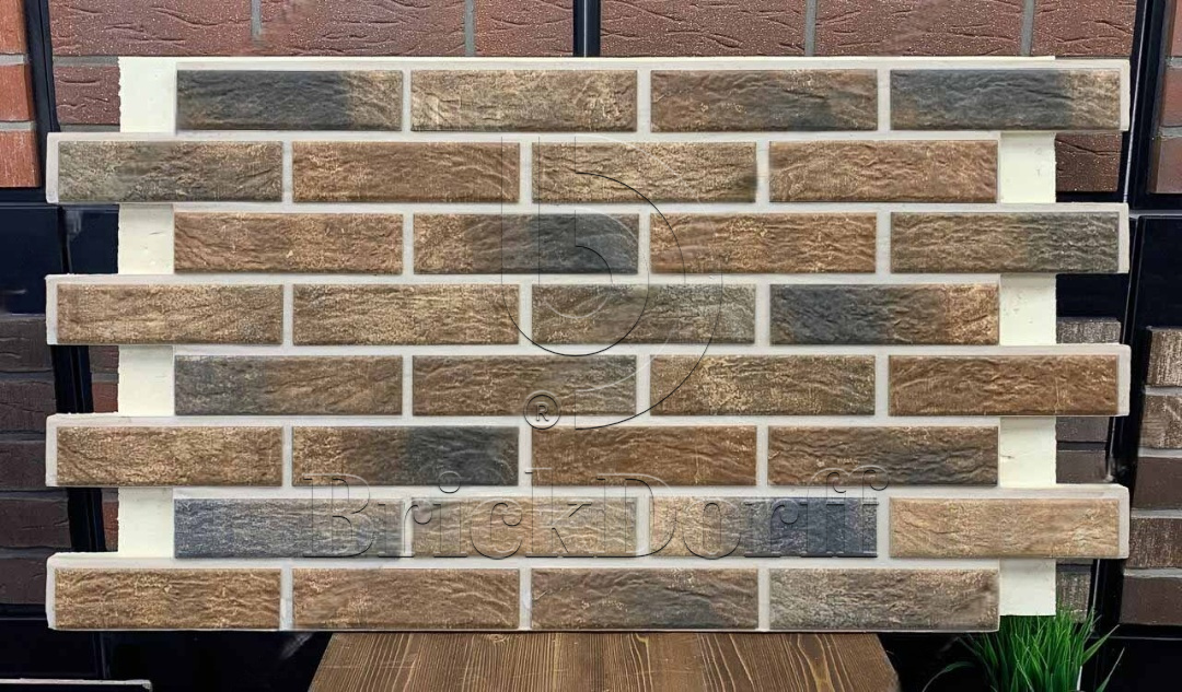 Loft Brick Chili фасадная термопанель из пенополиуретана ППУ 65 мм