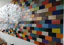 Ласточкин хвост - Глазурованная Фасадная плитка Клинкерная облицовочная ABC цвет по RAL или уникальные цветовые решения - от 900 м2 !!!