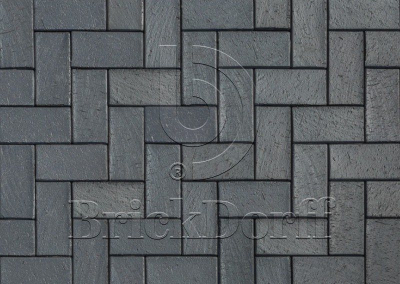 Тротуарная плитка / брусчатка Клинкерная ABC Berlin blau-anthrazit (Берлин блау-антхразит), 200*100*52 мм