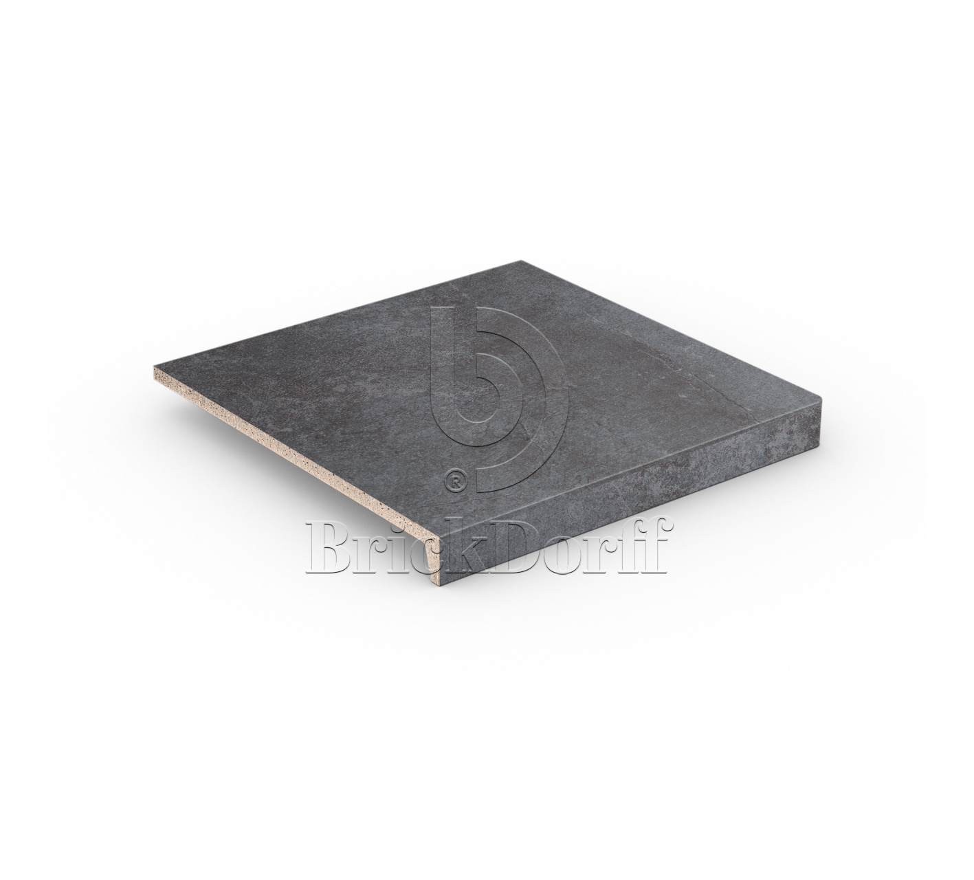 Клинкерная Ступень лофт противоскользящая плитка Stroeher KERAPLATTE AERA X 710 crio 394*340*35*11 мм