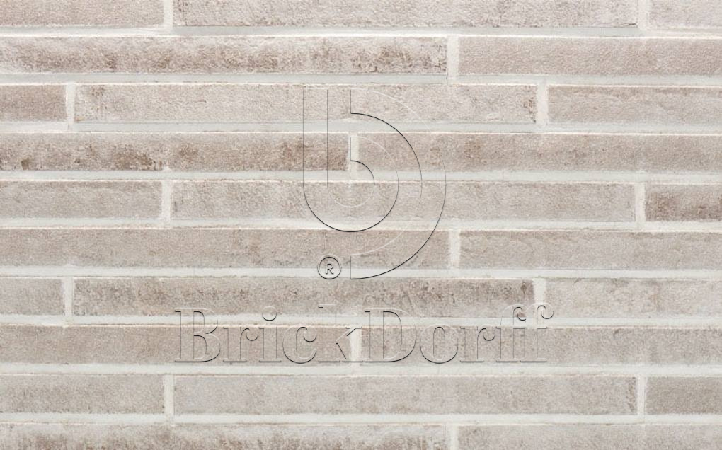 Клинкерная фасадная плитка облицовочная под кирпич Stroeher (Штроер) Stiltreu 452 silber-grau рельефная, 240*52*14 мм