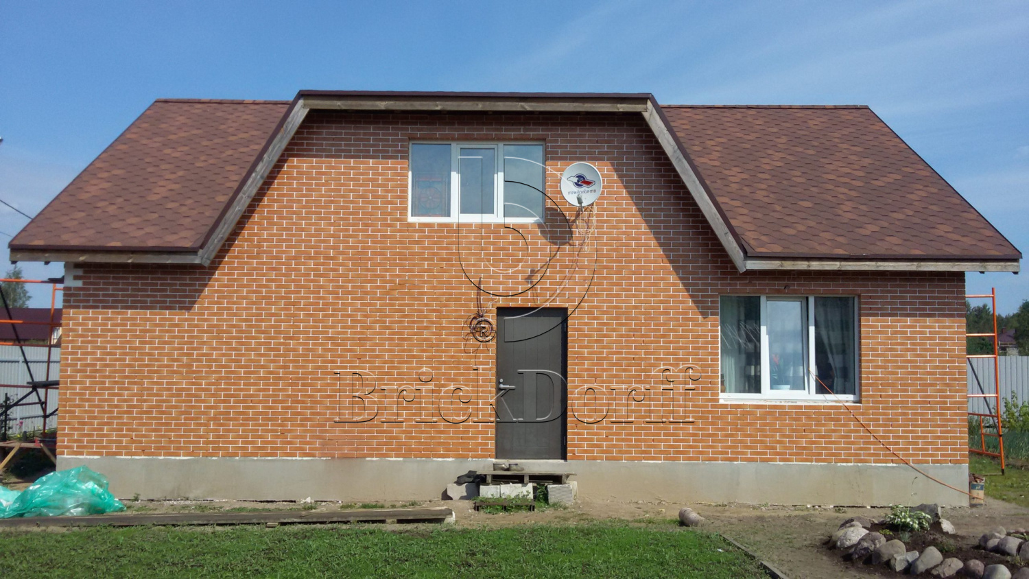 Aquarius Beige 245X66х7,4 мм Клинкерная фасадная плитка под кирпич облицовочная желтая