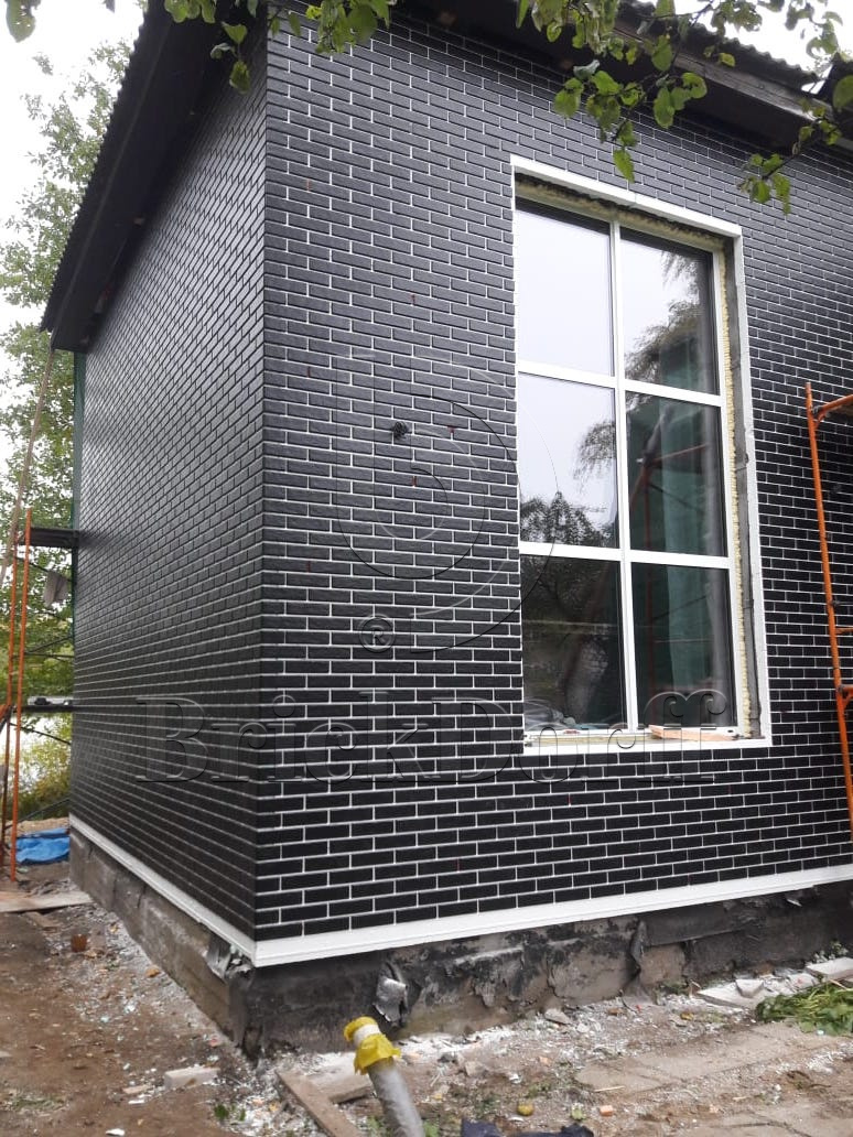 Graphite фасадная термопанель из пенополистирола ППС 40 мм с клинкерной плиткой