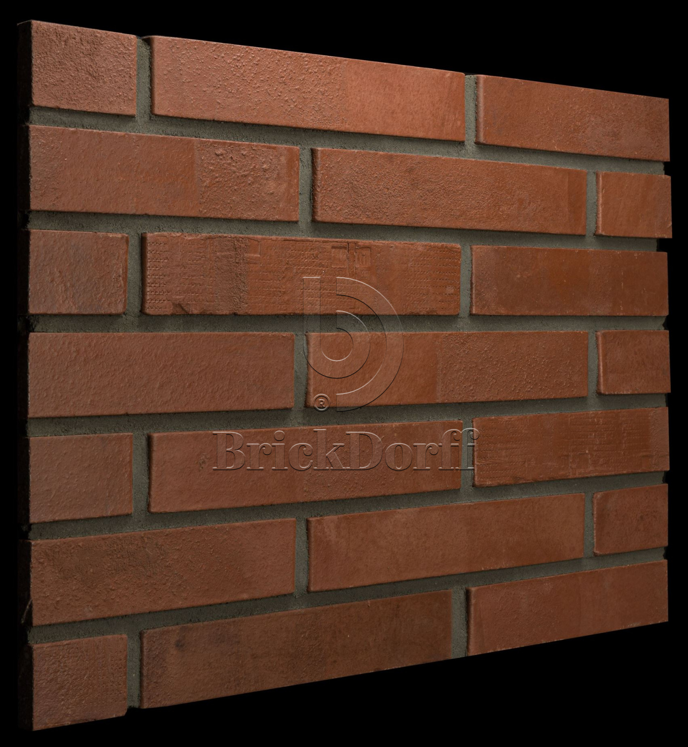 Фасадная ригельная плитка под клинкер Life Brick Римхен 350, 284*51*15 мм