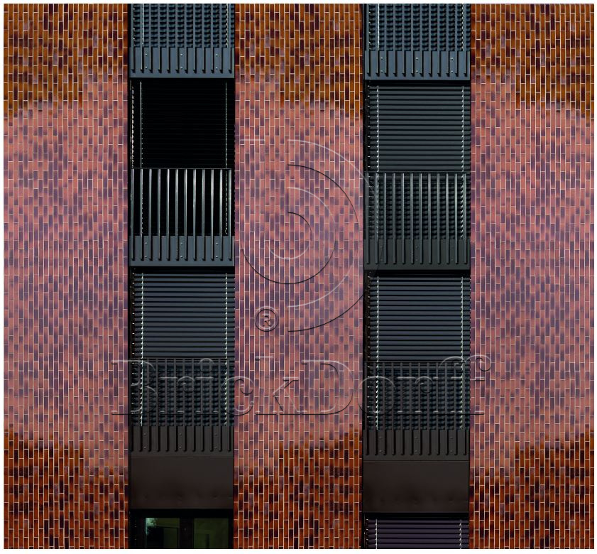 Клинкерная глазурованная фасадная плитка под кирпич цвет по RAL- уникальные цветовые решения