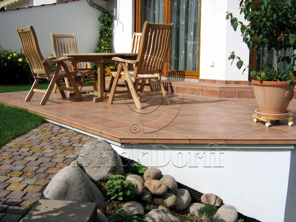 Клинкерная Ступень лофт противоскользящая плитка Stroeher KERAPLATTE AERA X 755 camaro 294*340*35*11 мм