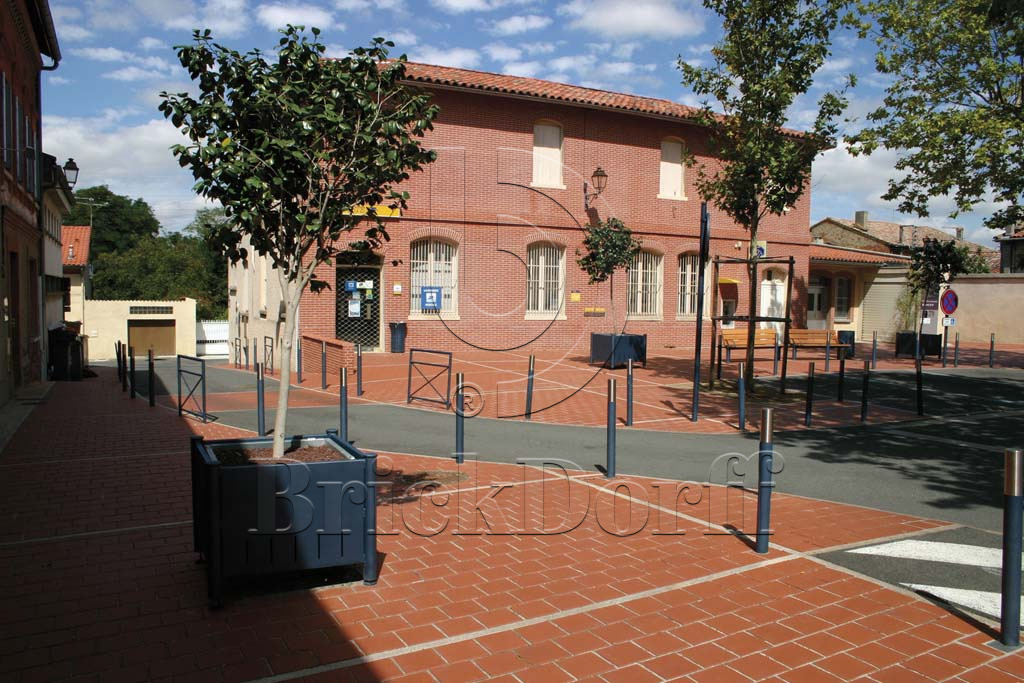 Тротуарная плитка / брусчатка Клинкерная красная LHL klinker  KAHARI 200*100*47 мм