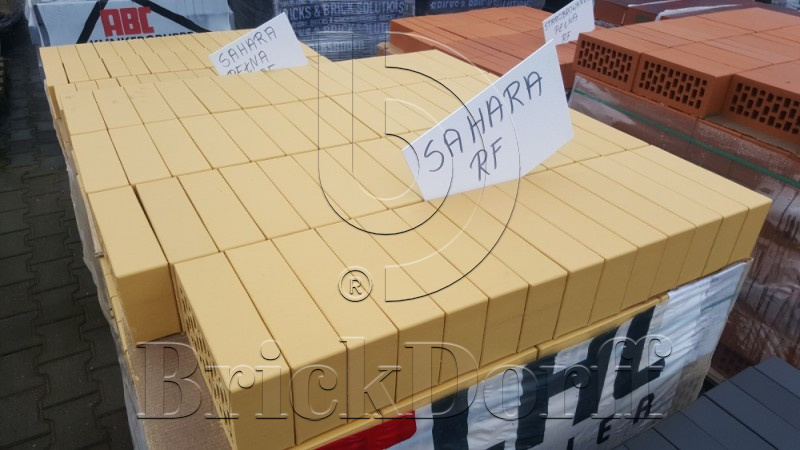 Тротуарная плитка / брусчатка Клинкерная желтая LHL klinker SAHARA 200*100*47 мм