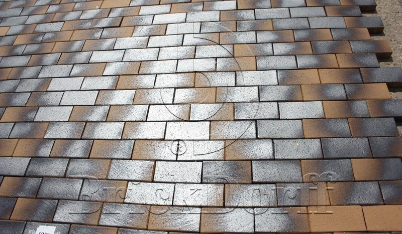 Тротуарная плитка / брусчатка Клинкерная ABC Lederfarben black (Ледерфарбен блакк) 200*100*40 мм