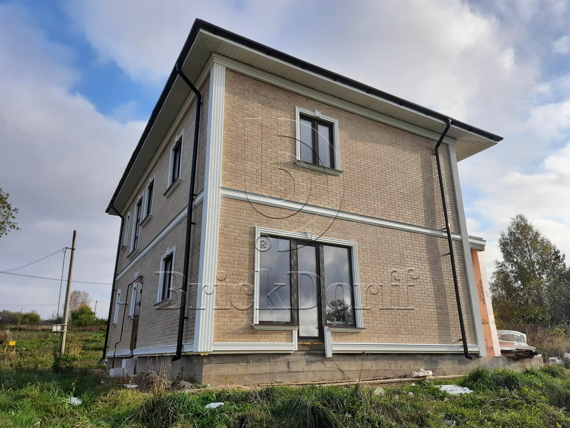 ILARIO BEIGE 245X66х7,4 мм Клинкерная фасадная плитка под кирпич облицовочная бежевая