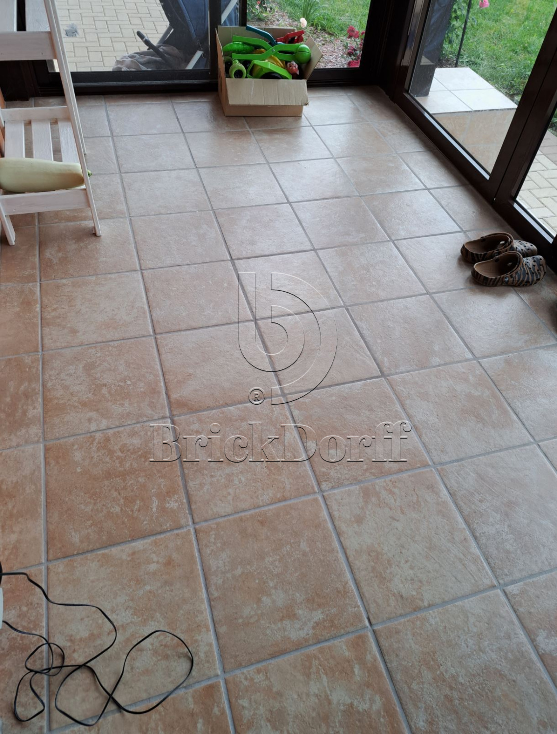 Клинкерная плитка Ilario Beige 300x300x11 – для улицы, террасы, крыльца, лестницы, морозостойкая