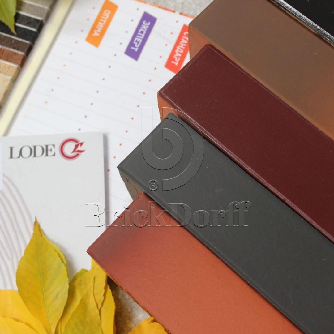 Кирпич клинкерный облицовочный красный терракотовый, Lode AQUARIUS гладкая, 250*120*65 мм
