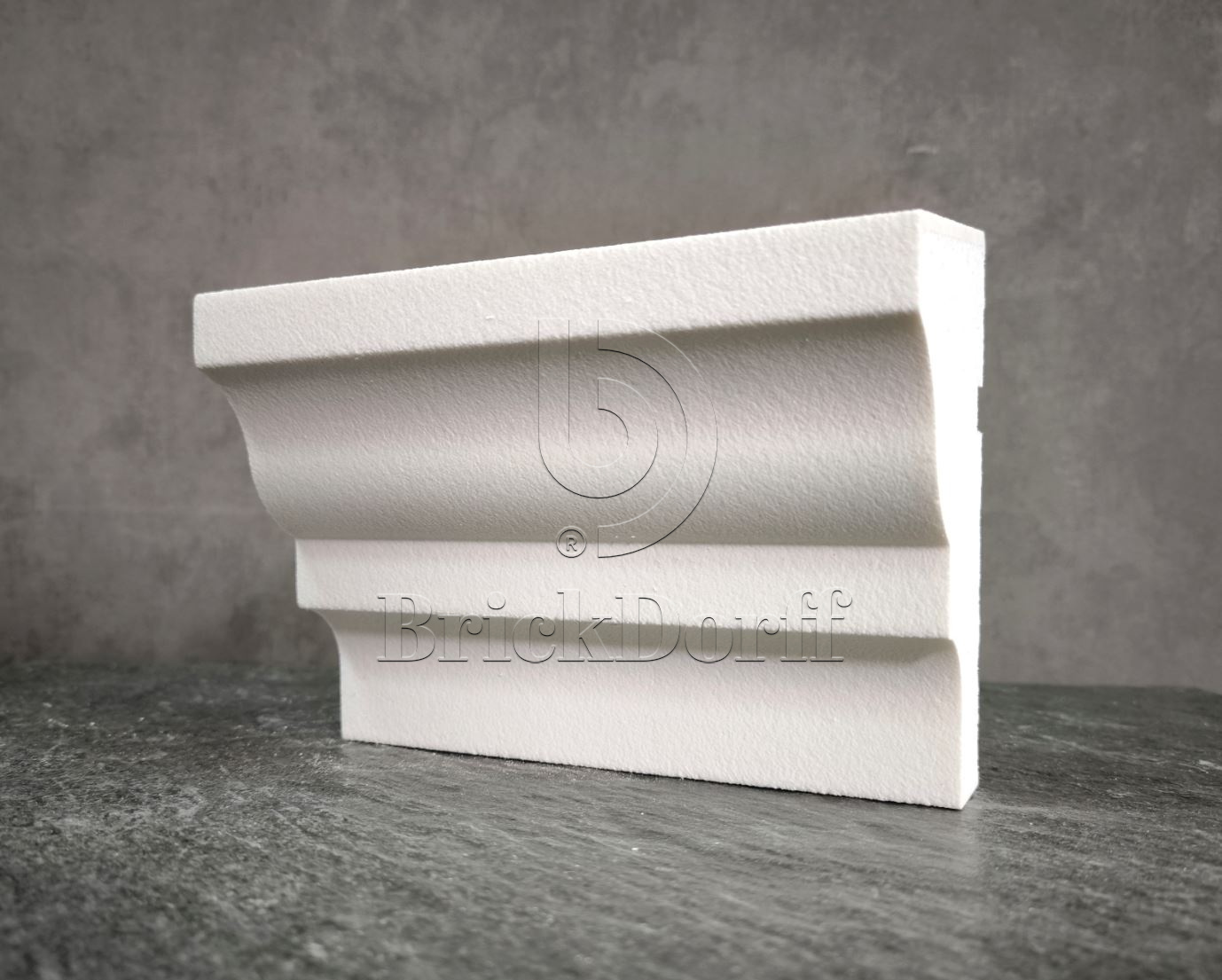 КАРНИЗ для Фасада и Интерьера - лепнина, декор из пенополистирола КВ-150/3 150*90*2000 мм